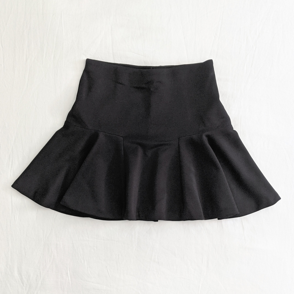 AQUA flounce skirt